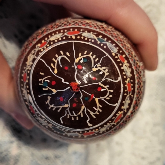 Vintage Ukrainian Pysanky  Hand Painted Egg - Picture 4 of 6